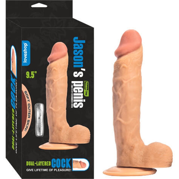 Jason Titreşimli Realistik Penis