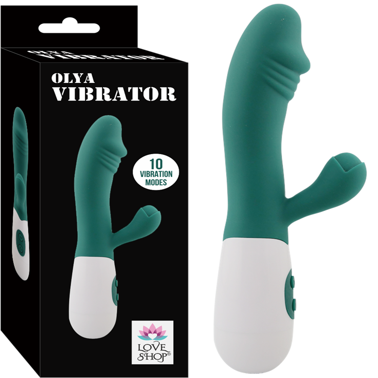 Olya Tavşan Vibratör Yeşil Renk
