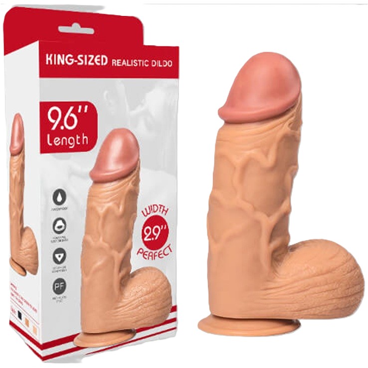 King Sized Realistik Kalın Penis