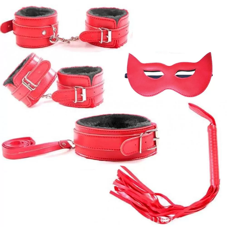 Kırmızı Fetish Set 5 Parça