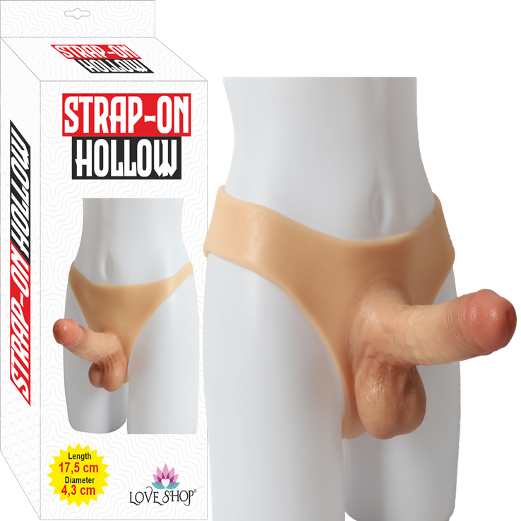 Giyilebilir Belden Bağlamalı Penis 17.5 Cm