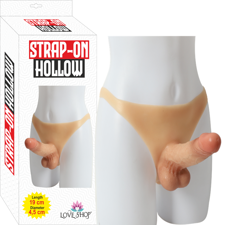 Giyilebilir Belden Bağlamalı Penis 19 Cm