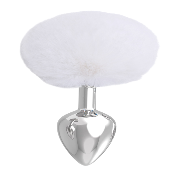 Tavşan Kuyruklu Metal Anal Plug 