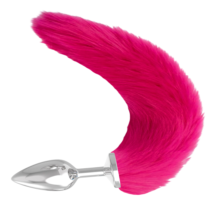 Pembe Kuyruklu Metal Anal Plug 