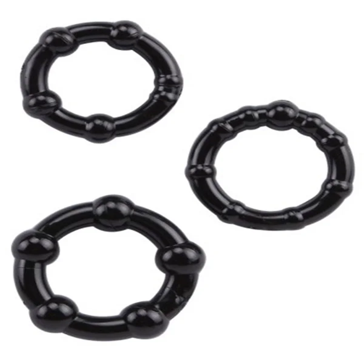3’lü Penis Halkası Siyah